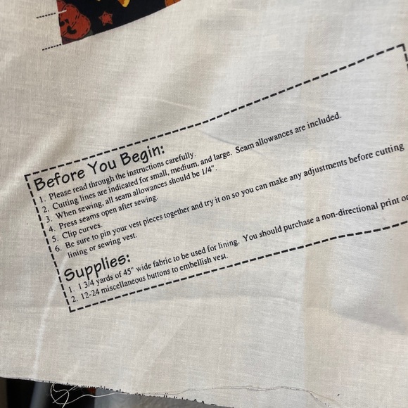 Halloween Vest by Leslie Beck “Which Witch & The Who” - Picture 11 of 11